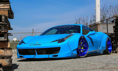 Ferrari 458 Italia sặc sỡ trong bộ kit Liberty Walk