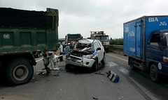 Tai nạn trên đường cao tốc, 3 CSGT tử vong