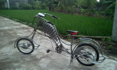 Ngắm xe độ phong cách chopper tại Nam Định