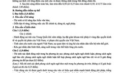 Đáp án chính thức kỳ thi tốt nghiệp THPT 2014