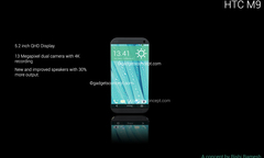 HTC One M9 với thiết kế bo cong cực kỳ ấn tượng