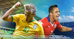World Cup 2014: Dự đoán tỷ số trận Brazil đấu với Chile 23h(28/6)