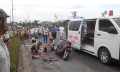 Huế: Lao vào gầm xe tải, nam thanh niên tử vong