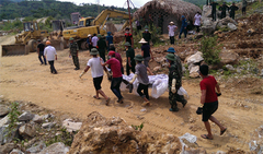 Tìm thấy nạn nhân cuối cùng trong vụ sập mỏ đá ở Phú Thọ