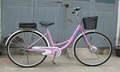 Chế xe đạp thường thành xe đạp điện với 2 triệu đồng