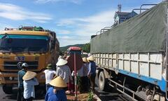 Đi chợ về, một phụ nữ chết thảm dưới gầm xe tải