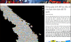 Cộng đồng mạng góp hơn 106.800 bức ảnh ghép hình Tổ quốc
