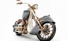 Chiếc xe máy đắt nhất thế giới làm từ hàng trăm kilogam vàng 