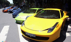 Đại gia 2 miền Bắc Nam đọ độ  "sành " siêu xe