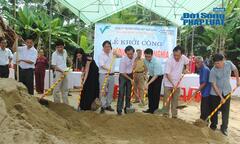 Khởi công xây dựng nhà tình nghĩa tại Hà Tĩnh