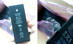 Lộ ảnh pin iPhone 6,  "khủng " hơn iPhone 5S