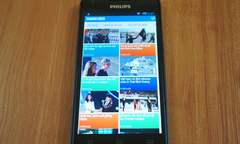 Cận cảnh smartphone pin  "siêu khủng " Philips W6610