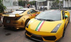 Lamborghini Aventador của Minh nhựa tái xuất ở Sài Gòn