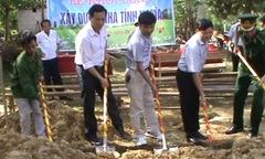 Báo ĐS&PL phối hợp cùng Bộ đội biên phòng xây nhà tình nghĩa