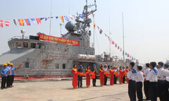 Quân chủng Hải quân tiếp nhận tàu pháo số 4