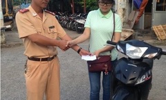 Cô gái bất ngờ nhận xe sau một năm bị mất trộm