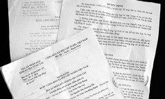 Tranh chấp, đòi ăn chia  "thành quả khiếu nại "