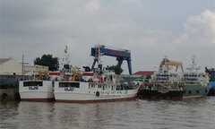 Kiểm ngư Việt Nam tiếp nhận 2 tàu kiểm ngư KN-806 và KN-807
