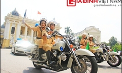 Cận cảnh xe mô tô đặc chủng của CSGT dẫn đoàn