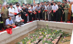 Truy điệu 36 liệt sỹ được tìm thấy tại hố chôn tập thể