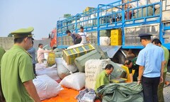 4 xe quá khổ vận chuyển hàng lậu trị giá hàng chục tỷ đồng