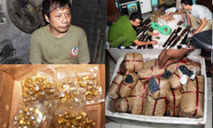 Phá lò sản xuất súng tự chế cho thế giới “ngầm”