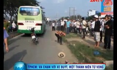 Clip: Bị bánh xe bus chèn qua người, nam sinh chết tại chỗ