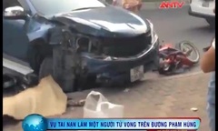  "Xe điên " đâm chết cô gái, hất 2 xe máy bắn lên vỉa hè
