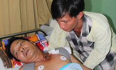 Mỏ đá nổ mìn khai thác, một người dân nhập viện