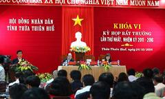 Bầu nhân sự mới cho HĐND và UBND tỉnh Thừa Thiên - Huế