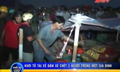 Vụ tai nạn cán chết 3 người: Khởi tố tài xế