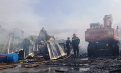 Clip:  "Bà hỏa " nuốt trọn 1.000m2 xưởng sản xuất nhang đèn