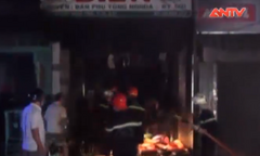 Clip: Tiệm sửa xe bốc cháy dữ dội