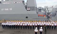 Tàu Hải quân Việt Nam khởi hành thăm ba nước Đông Nam Á 