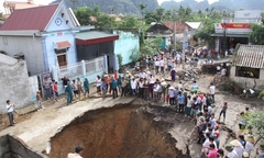 Clip: “Hố tử thần” ở Thanh Hóa đã được san lấp