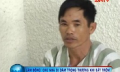 Clip: Bị truy bắt, tên trộm táo tợn đâm trọng thương chủ nhà