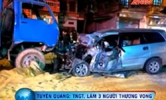 Clip: Tai nạn kinh hoàng, 2 vợ chồng tử vong