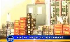 Video: Bắt chủ nhà nghỉ tàng trữ 100 kg pháo nổ