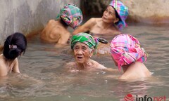 Độc đáo bãi  "tắm tiên " Tú Lệ