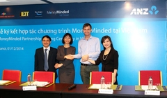 ANZ Việt Nam ký kết hợp tác chương trình MoneyMinded ‎