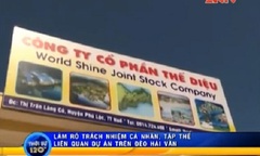 Video: Sẽ xử lý trách nhiệm vụ dự án triệu đô trên đèo Hải Vân