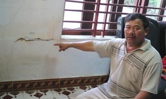 Nổ mìn mỏ đá, hàng chục nhà dân nứt tường