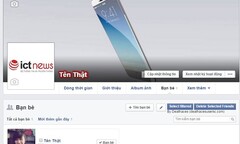 Xóa bạn bè trong Facebook hàng loạt thế nào?