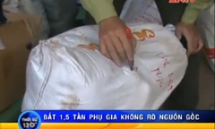 Video: Thu giữ 1,5 tấn hóa chất phụ gia thực phẩm độc hại