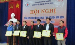 Quảng Trị: Tiếp nhận 7.156 đơn vị máu năm 2014