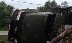 Lật xe quân sự, 9 chiến sĩ thương vong