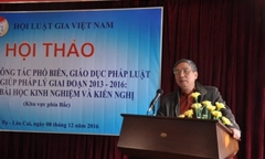 Xã hội hóa công tác phổ biến, giáo dục pháp luật và trợ giúp pháp lý