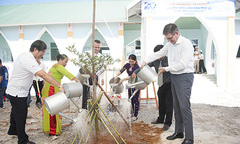 Nhãn hàng Cô Gái Hà Lan khánh thành trường Đèn Đom Đóm thứ 20