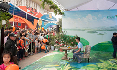 Hàng nghìn lượt khách tham quan không gian nghệ thuật Flamingo Group tại VITM 20