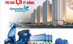 Mua sản phẩm Eurowindow cơ hội trúng thưởng căn hộ Eurowindow River Park trị giá 1,5 tỷ đồng